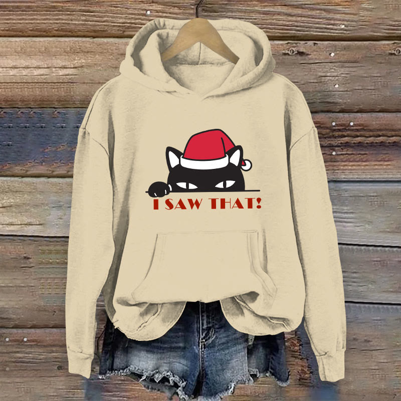 100% Cotton I Saw That! Christian Print Women's Hoodie - Apricot - 2XL - image 4