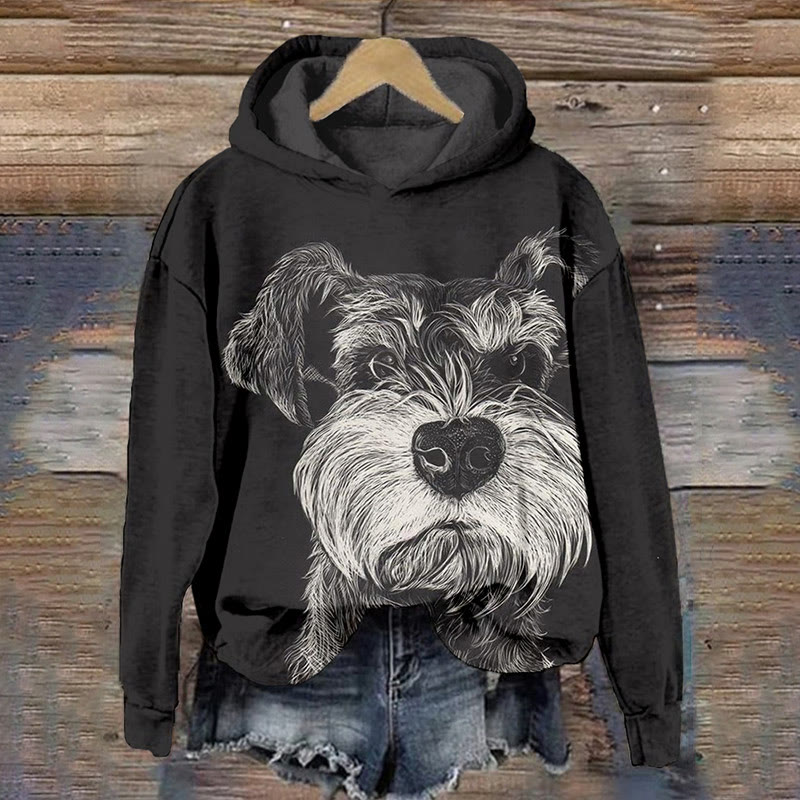 Schnauzer hoodie sale