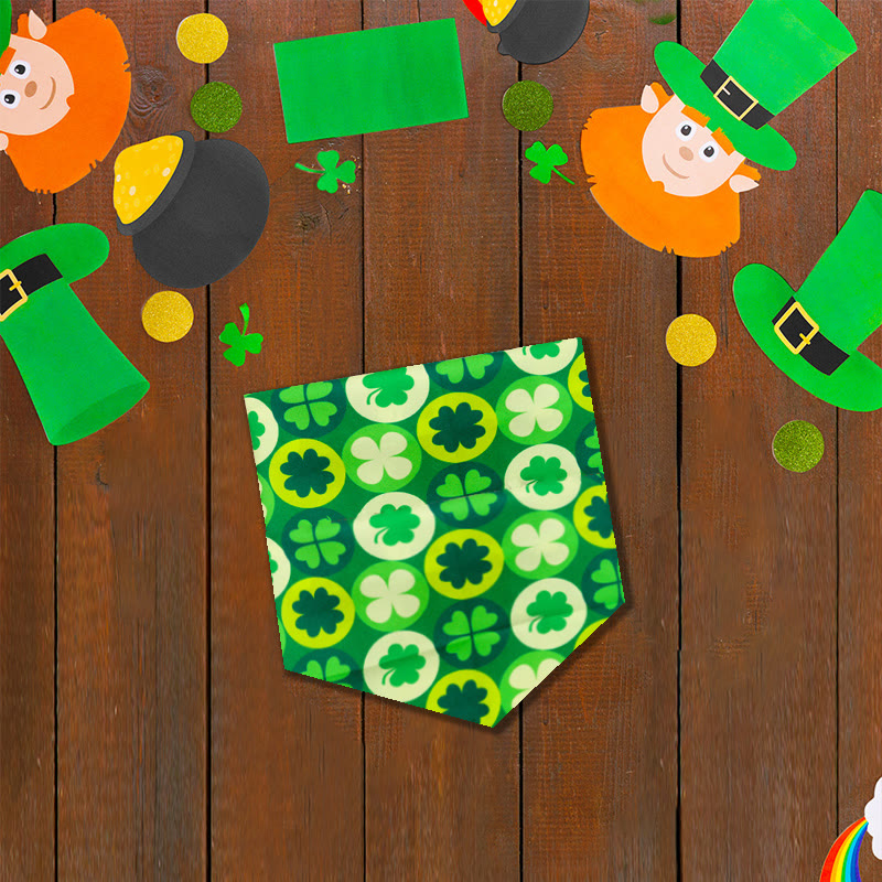 St. Patrick's Atmosphere Pattern Print Dog And Cat Bandana - 4 - 42*42 - image 12
