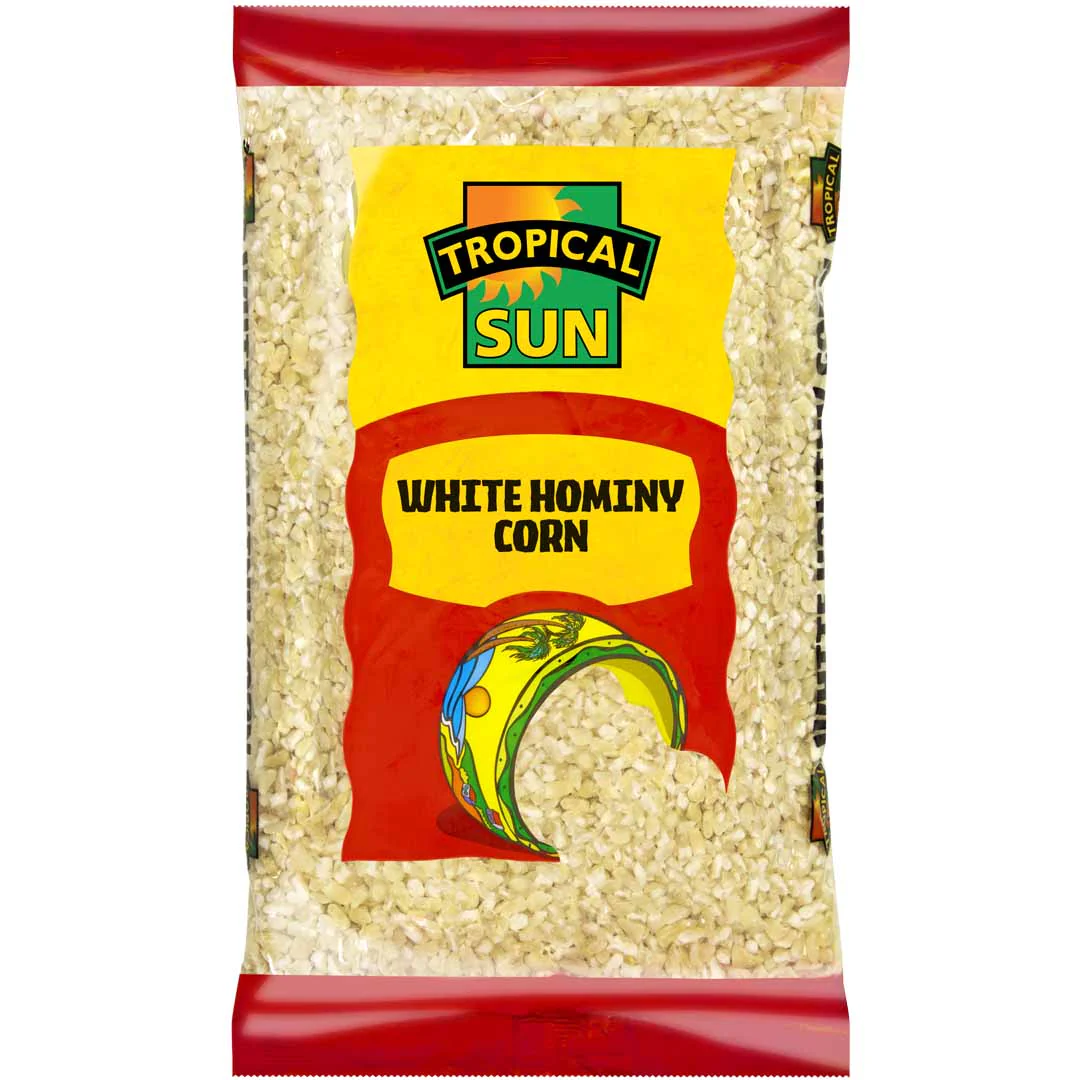 Tropical Sun White Hominy Corn