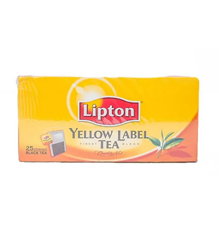 Yellow Label Lipton Tea (pck of 80)