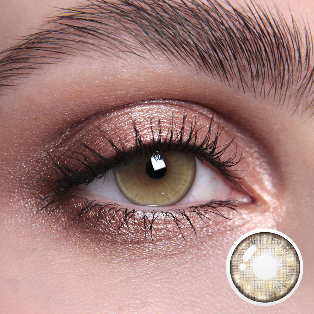 Flare Brown Contact Lenses(6 months wear)