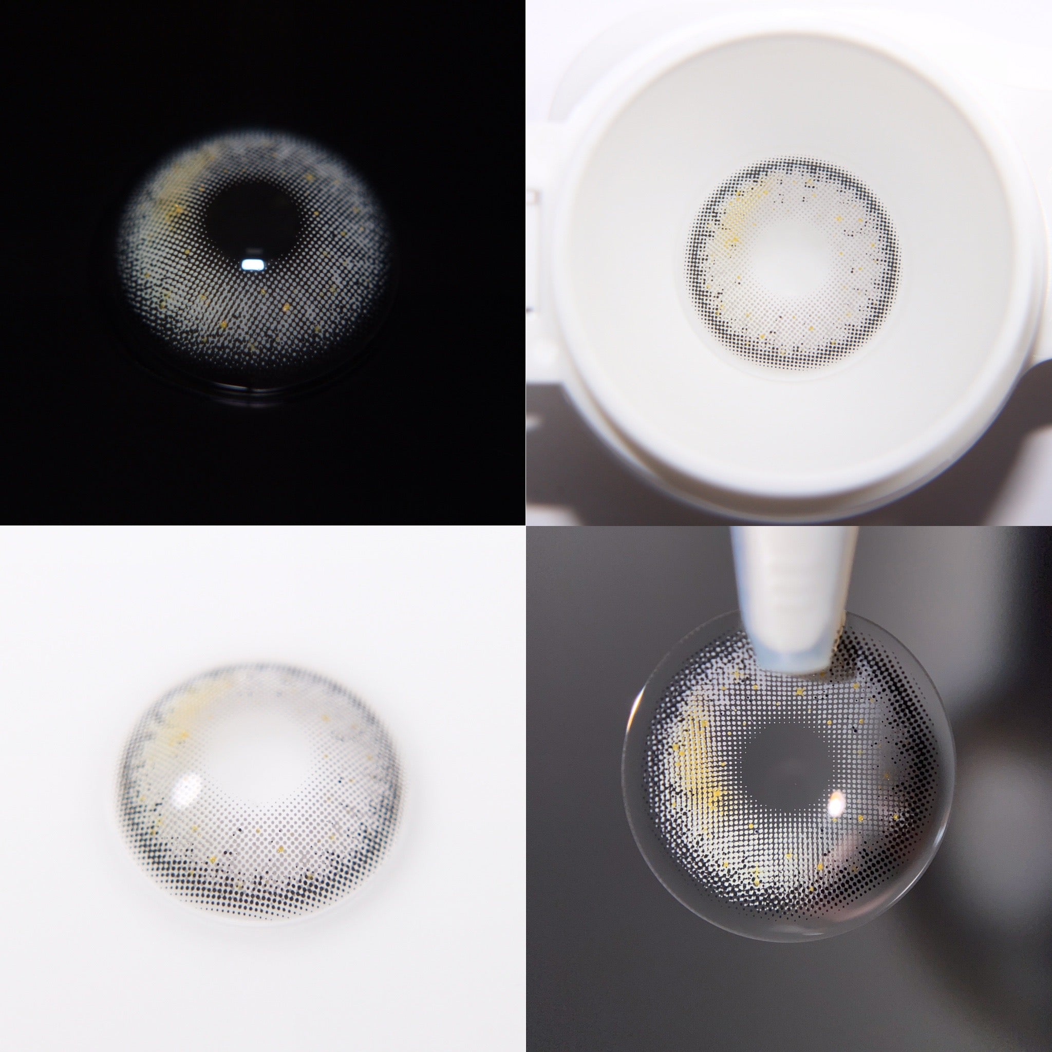 Glitter Gray Contact Lenses(12 months wear)