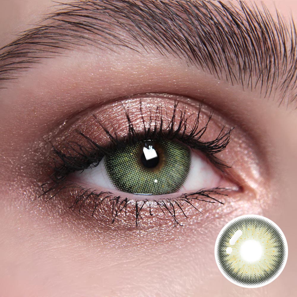 Ginger Green Contact Lenses(12 months wear)