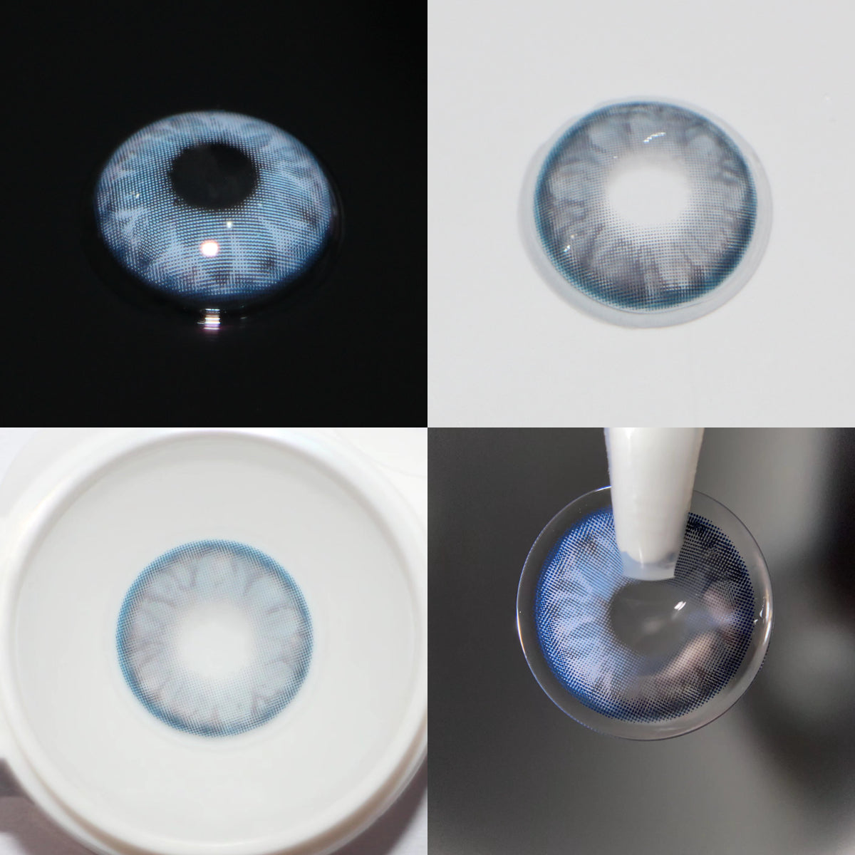 Gem Blue Contact Lenses(12 months wear)