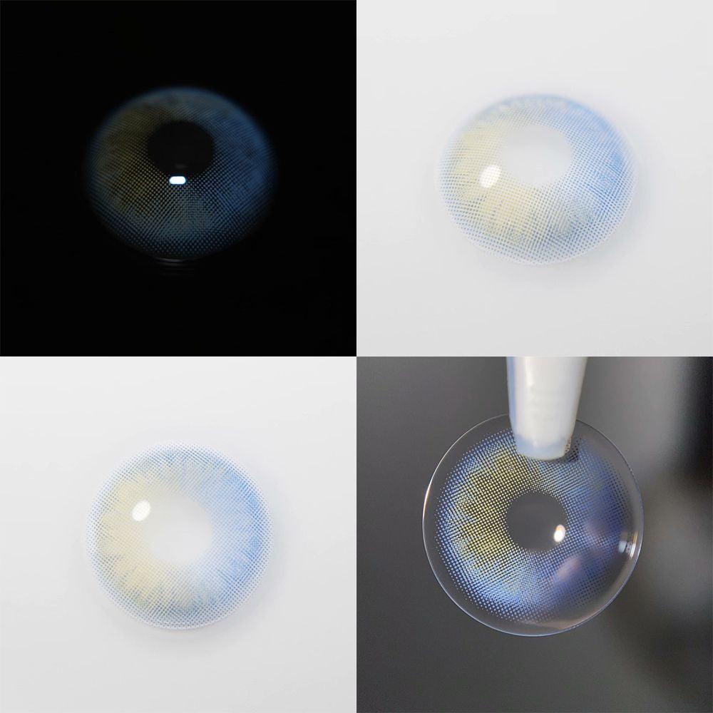 Heeto Blue Contact Lenses(12 months wear)