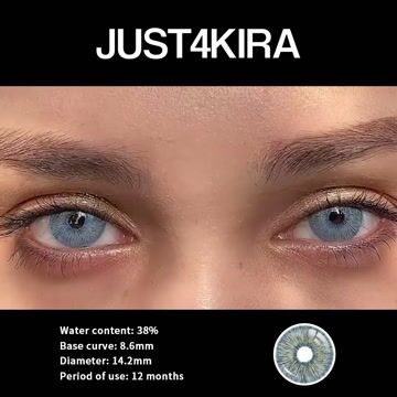 Aurora Blue Contact Lenses(12 months wear)