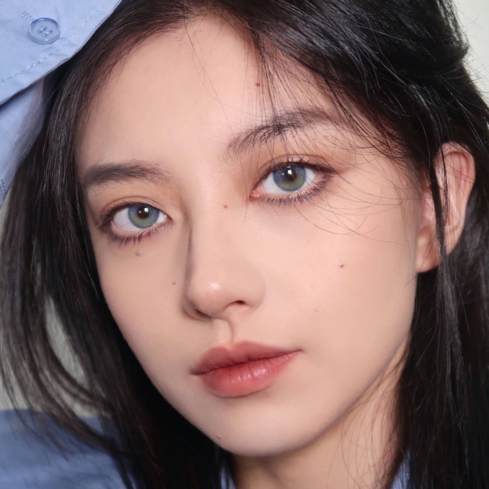 Glitter Blue Contact Lenses(12 months wear)