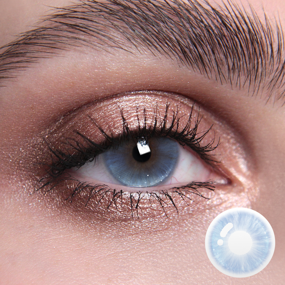Misty Blue Contact Lenses(12 months wear)