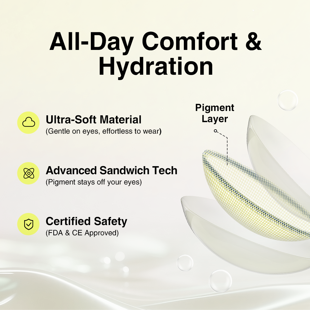 SL70 Brown Contact Lenses(12 months wear)