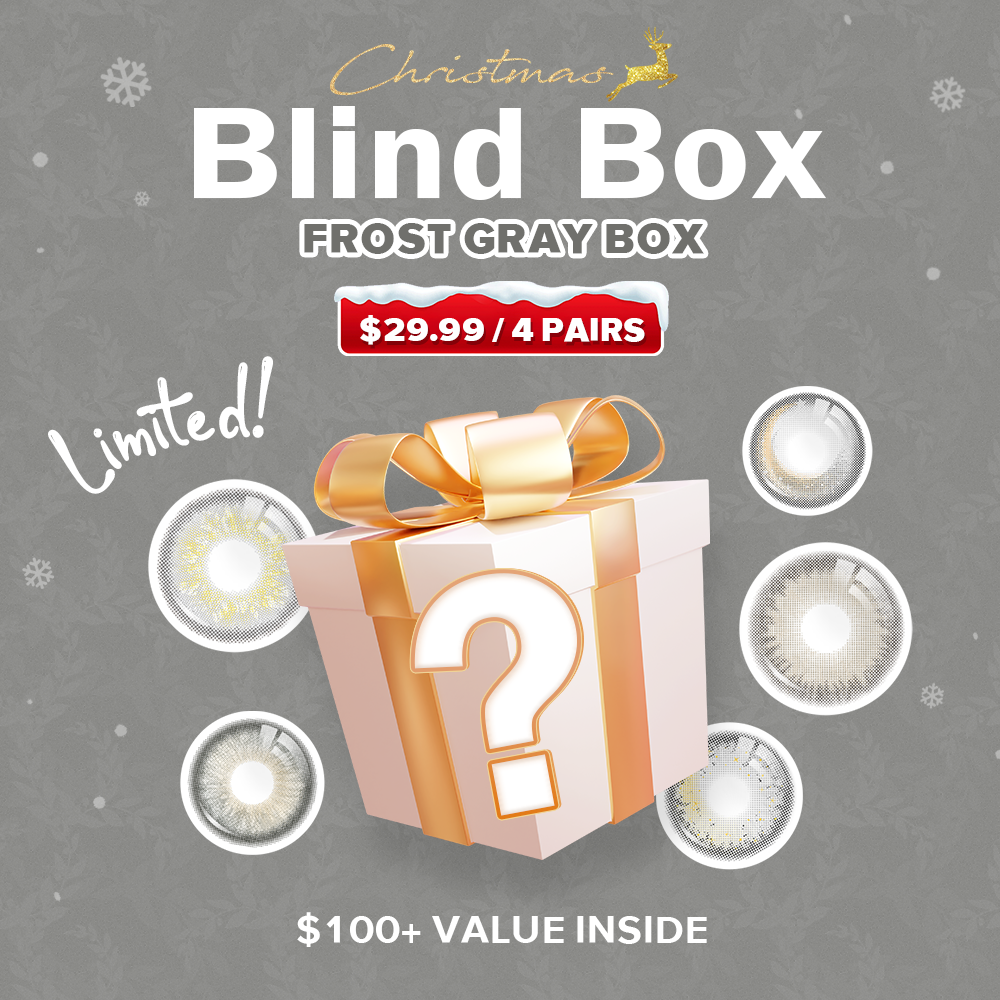 Just4kira Frost Gray Blind Box | 4 Pairs, 1 Year