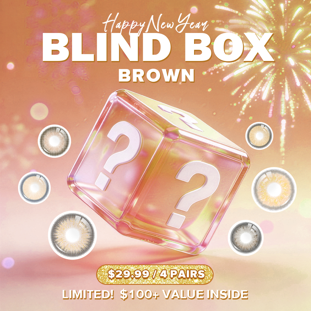 Just4kira Brown Blind Box | 4 Pairs, 1 Year