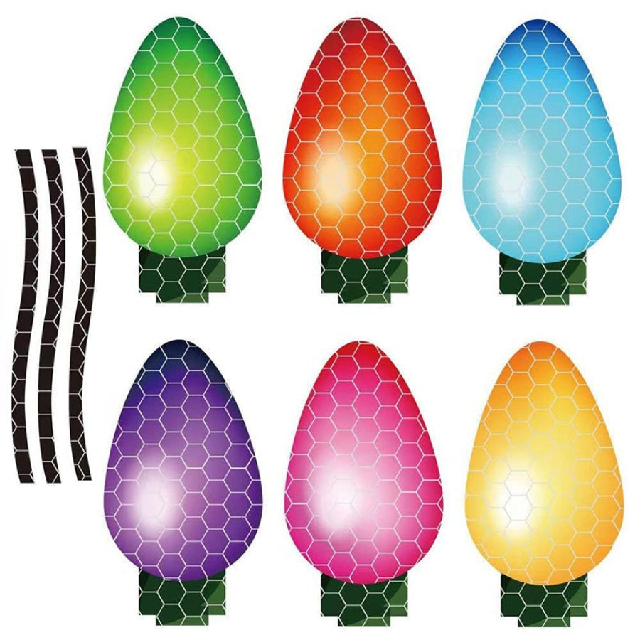 Kreative Lustige WeihnachtsaufkleberkolibrinDämmerlichtA- Große Glühbirnen-Kombination 💡