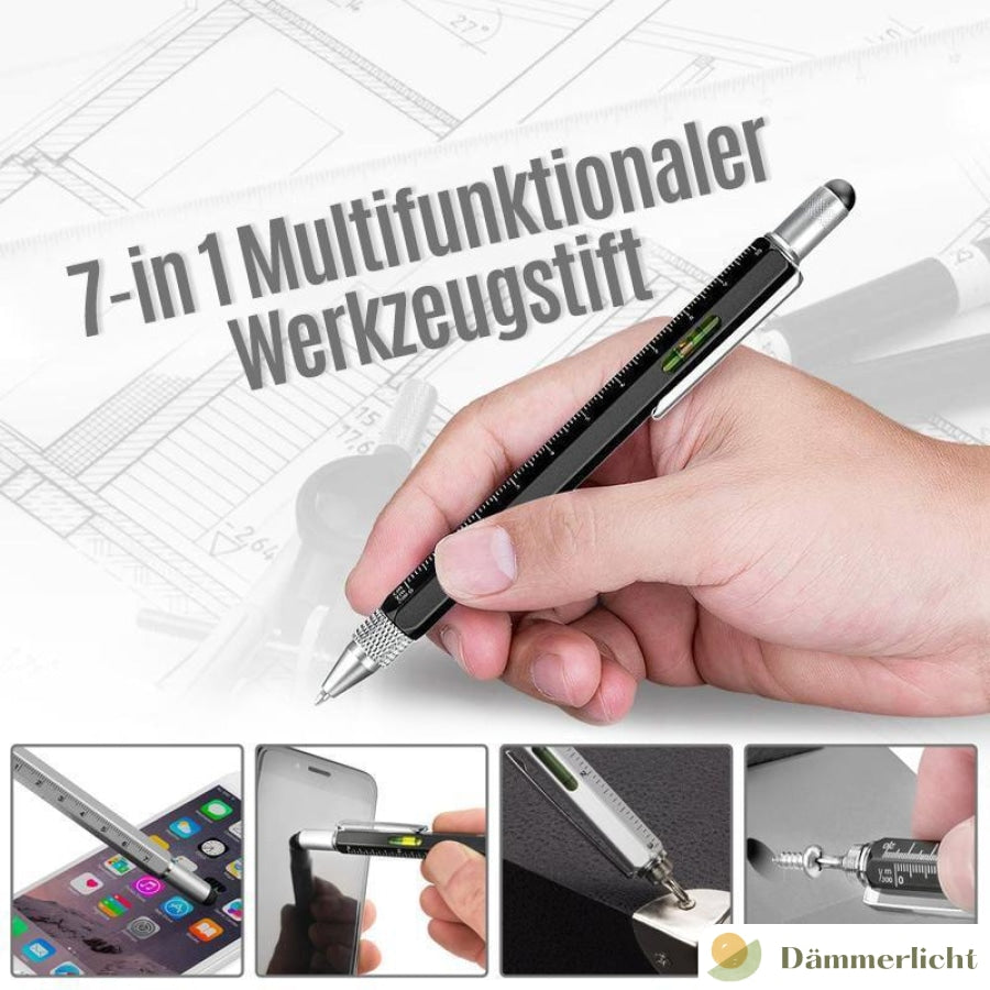 7-in-1 Multifunktionaler Schraubendreher-StiftHand ToolsWOWWAHLDämmerlichtRot