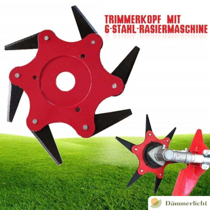 Universal 6MesserTrimmerkopf für Rasenmäher selber bauen garten