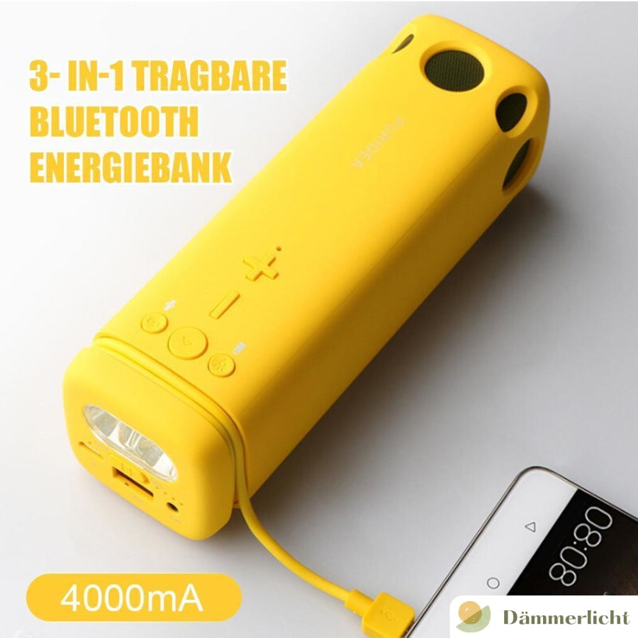 3- in-1 tragbare EnergiebankPhone ChargingWOWWAHLDämmerlichtGelb