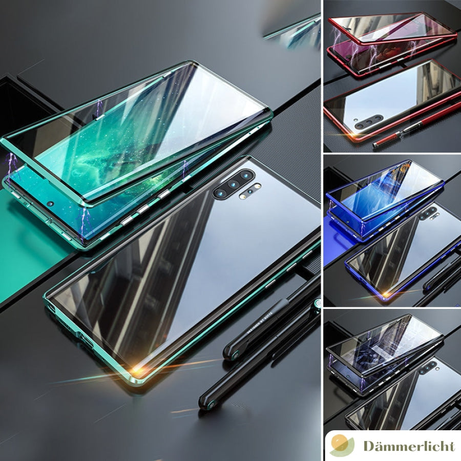 anti peep magnetische handyhülle Samsung A50 magnetische gehärtete Glas-Doppelseitige HandyhüllegluckaroDämmerlichtSchwarz / note10 passen iphone 12 hüllen auf iphone 13