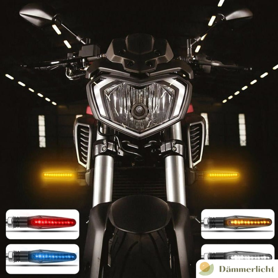Universelle LED Motorrad Blinker Beleuchtung, 2 StückeCar AccessoriesPRIMAWAHLDämmerlichtRot