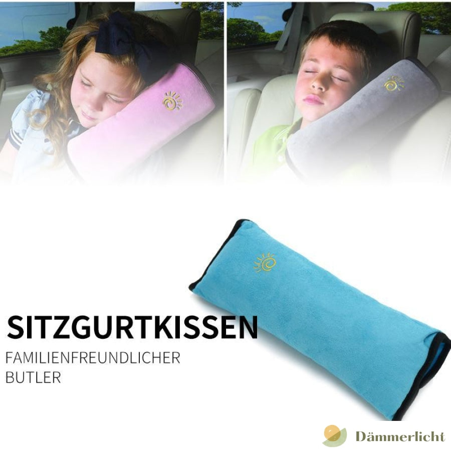 Kinderautositzgurte Schulterschutz RückenkissenCar AccessoriesWOWWAHLDämmerlichtGRAU