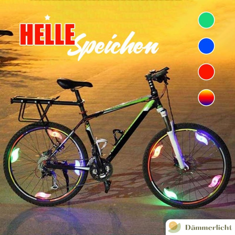 Fahrradraddekoration NachtlichtCar DecorationWOWWAHLDämmerlichtRot