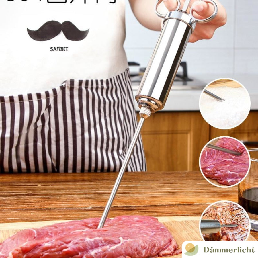 304 Gewürzspritze aus Edelstahl zu marinieren Fleisch in der KücheKitchenWOWWAHLDämmerlichtDefault Title