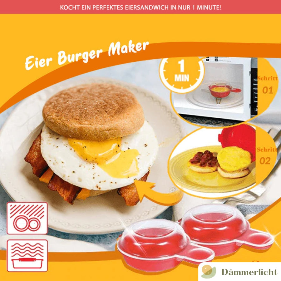 Mikrowellen Eier-Burger MakerrheineuleDämmerlicht1 Stück