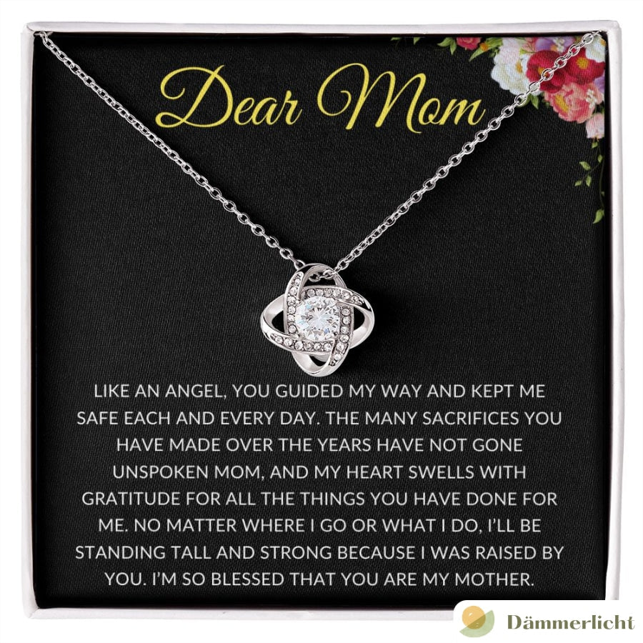 Liebe Mama | Die Vielen Opfer Die Du Gebracht Hast Liebesknoten-Halskette Jewelry