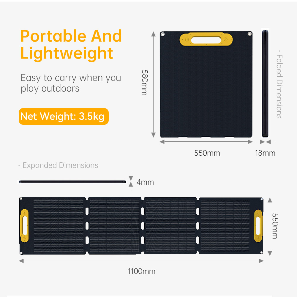 MAG Solar 100W Portable Solar Panel