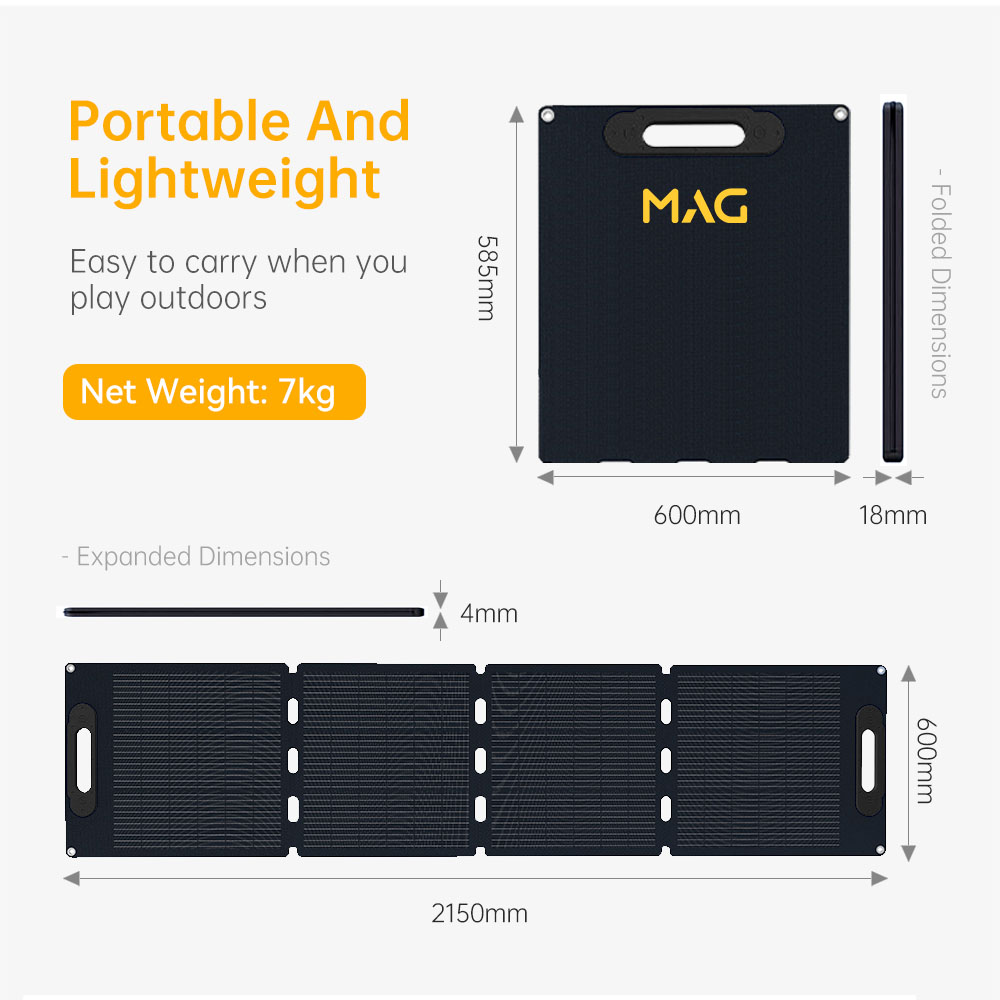 MAG Solar 200W Portable Solar Panel