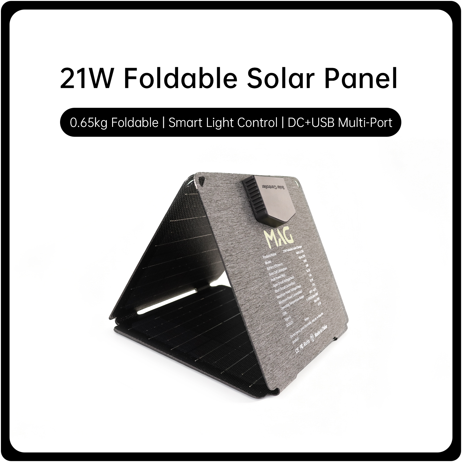 MAG Solar 21W Portable Solar Panel
