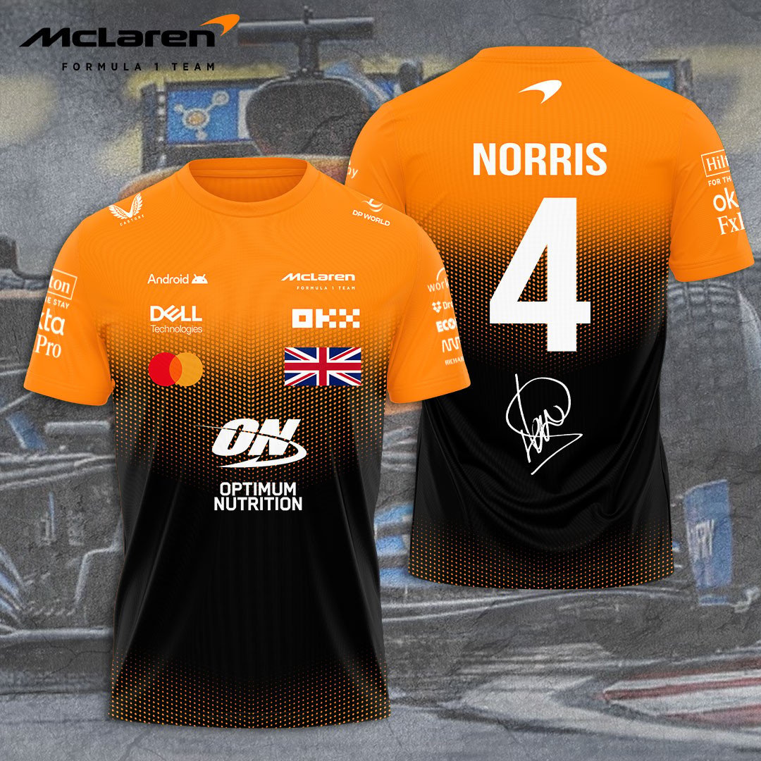 New Limited Edition McLaren 3D T-Shirt, Polo, Hoodie MLAOP0541