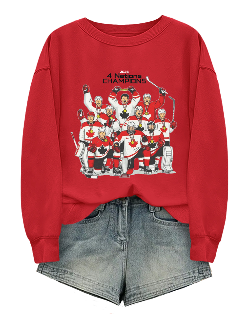 Canada 2025 4 Nations Champions Shirt