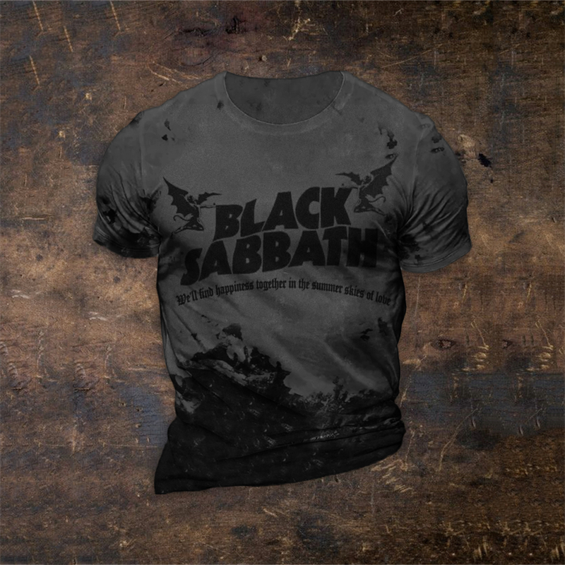 Men's Rock Band Final Show Tie Dye T Shirt