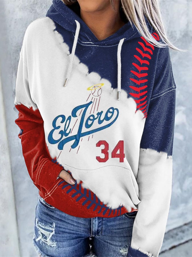Women'S Retro El Toro Printed Hoodie