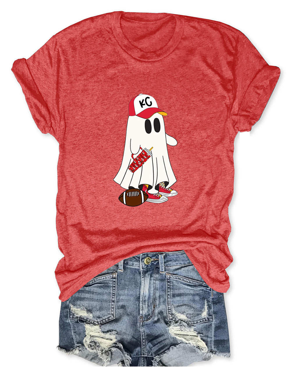 Women's Kansas City Chiefs Ain't No Boo Sheet T-Shirt