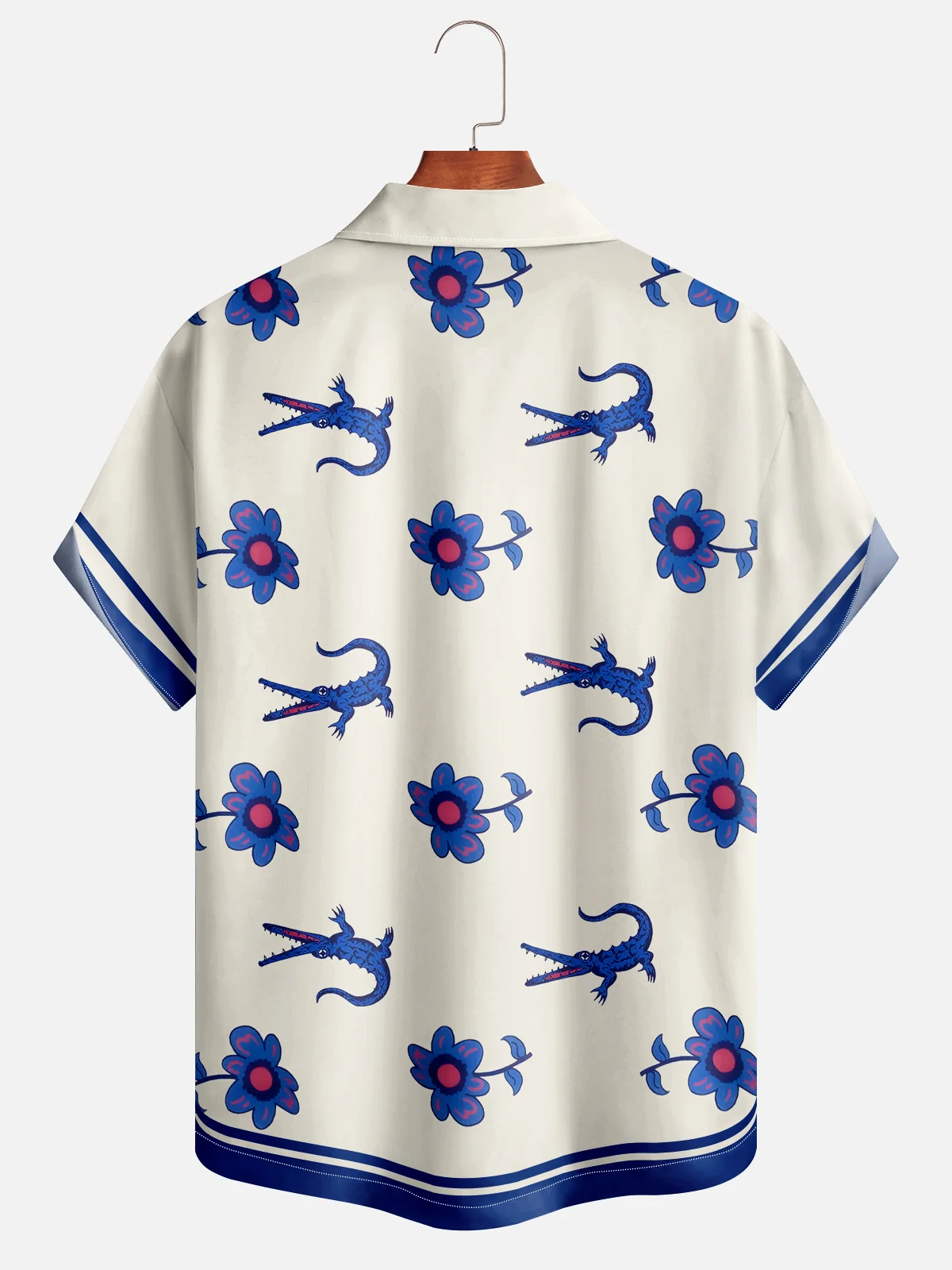 Hardaddy Floral Crocodile Quick Dry Aloha Cabana Shirt