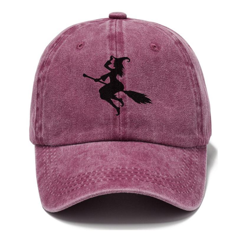 Vintage Charm: Enchanting Witch On Broom Hat (Limited Edition)