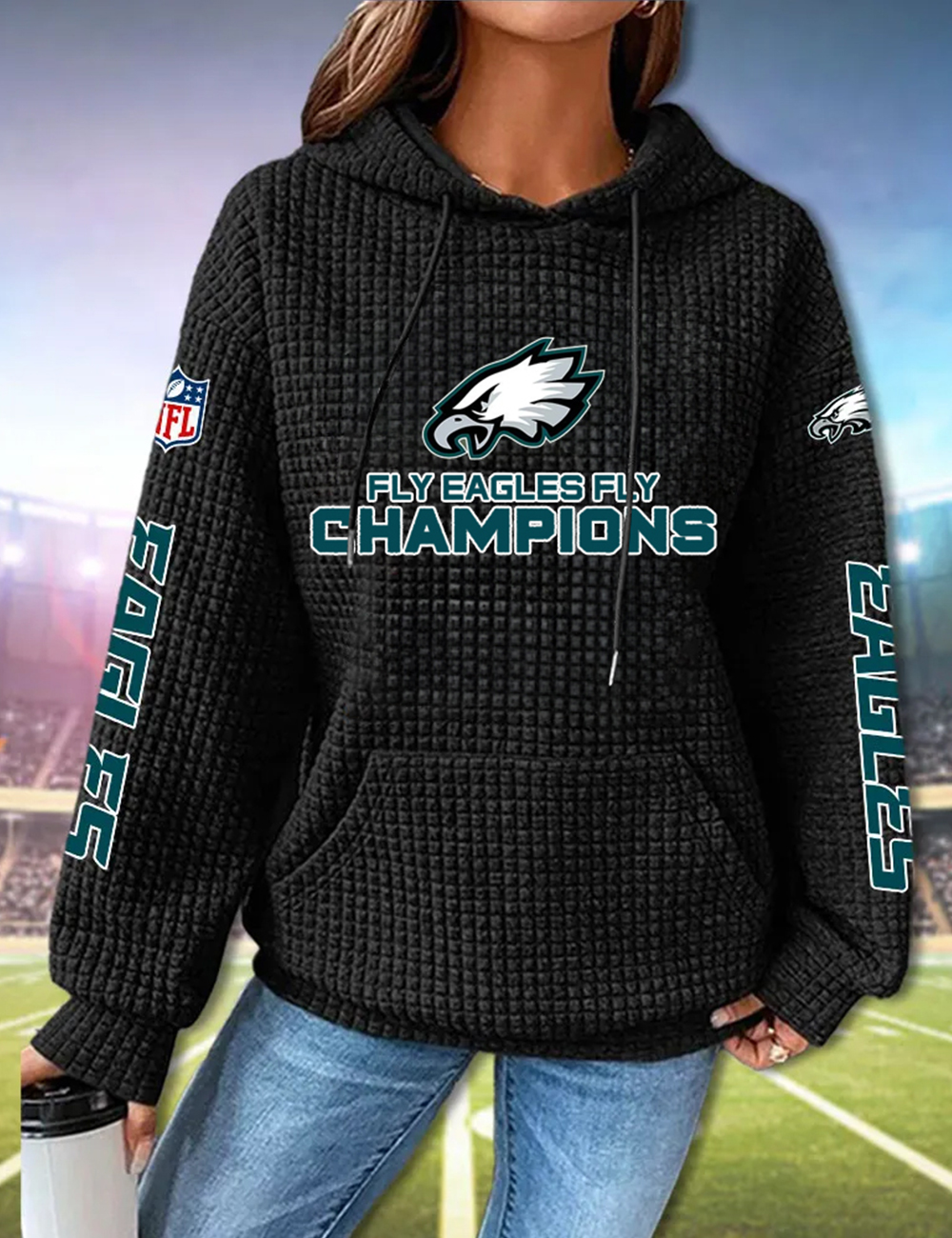 Philadelphia Football Super Bowl Champion 2025 Hoodie