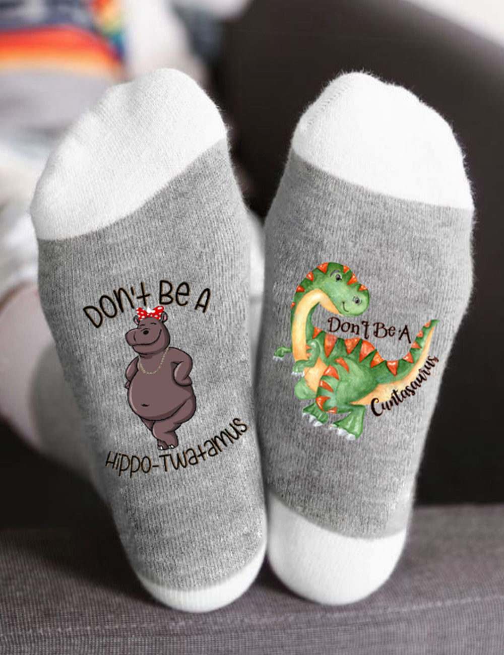 Don't be a Hippotwatamus Cuntasaurus Socks