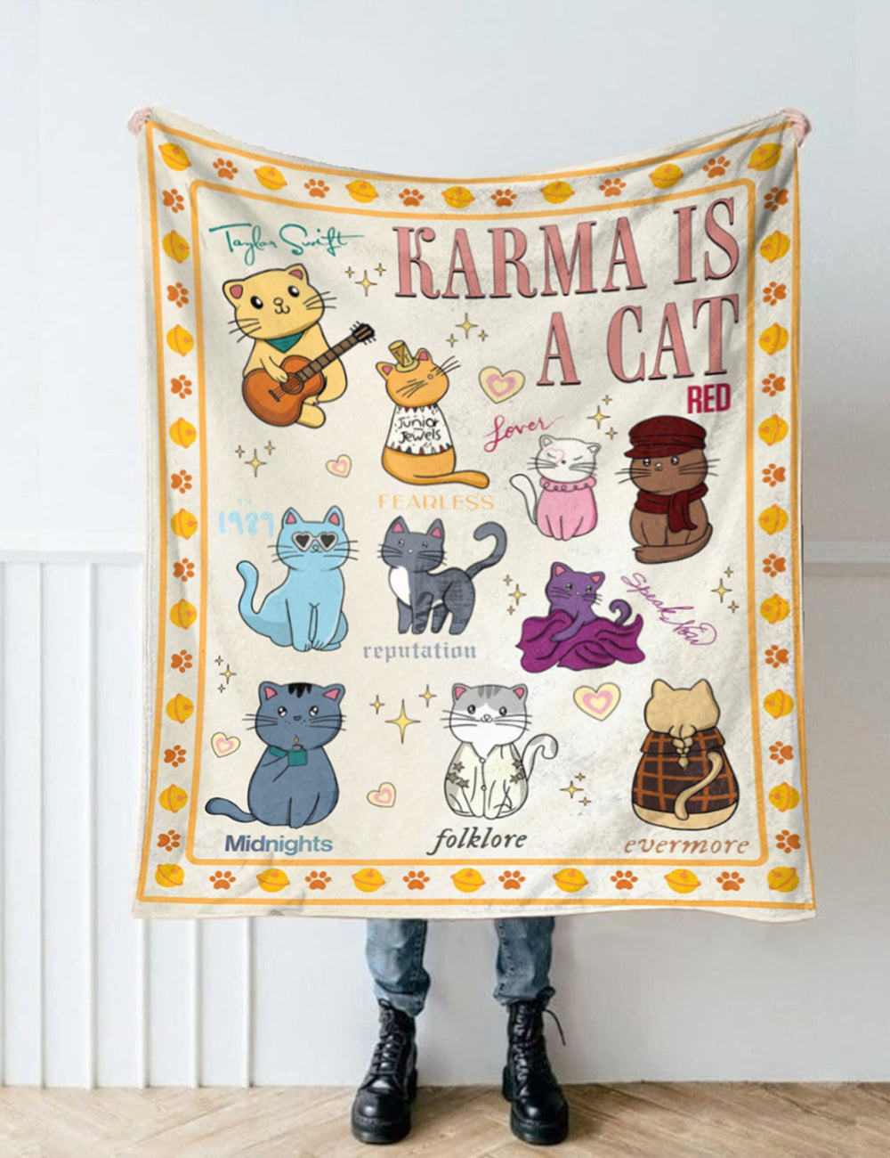 Karma Is A Cat Blanket