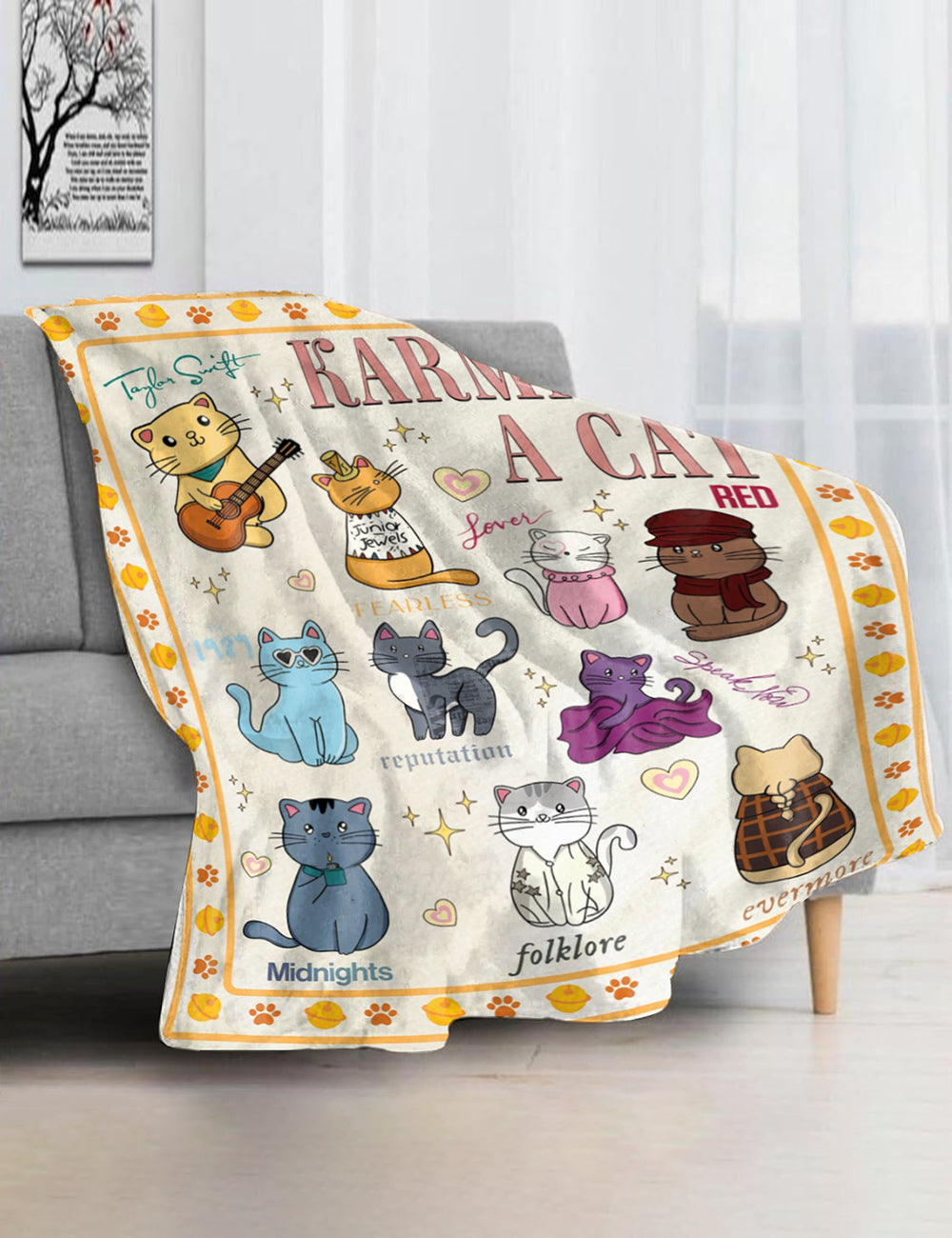 Karma Is A Cat Blanket