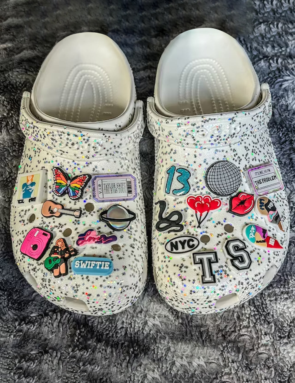 20 Pcs Swiftie Inspired Shoe Charms Set