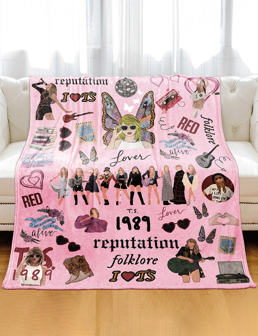The Eras Tour Pink Blanket