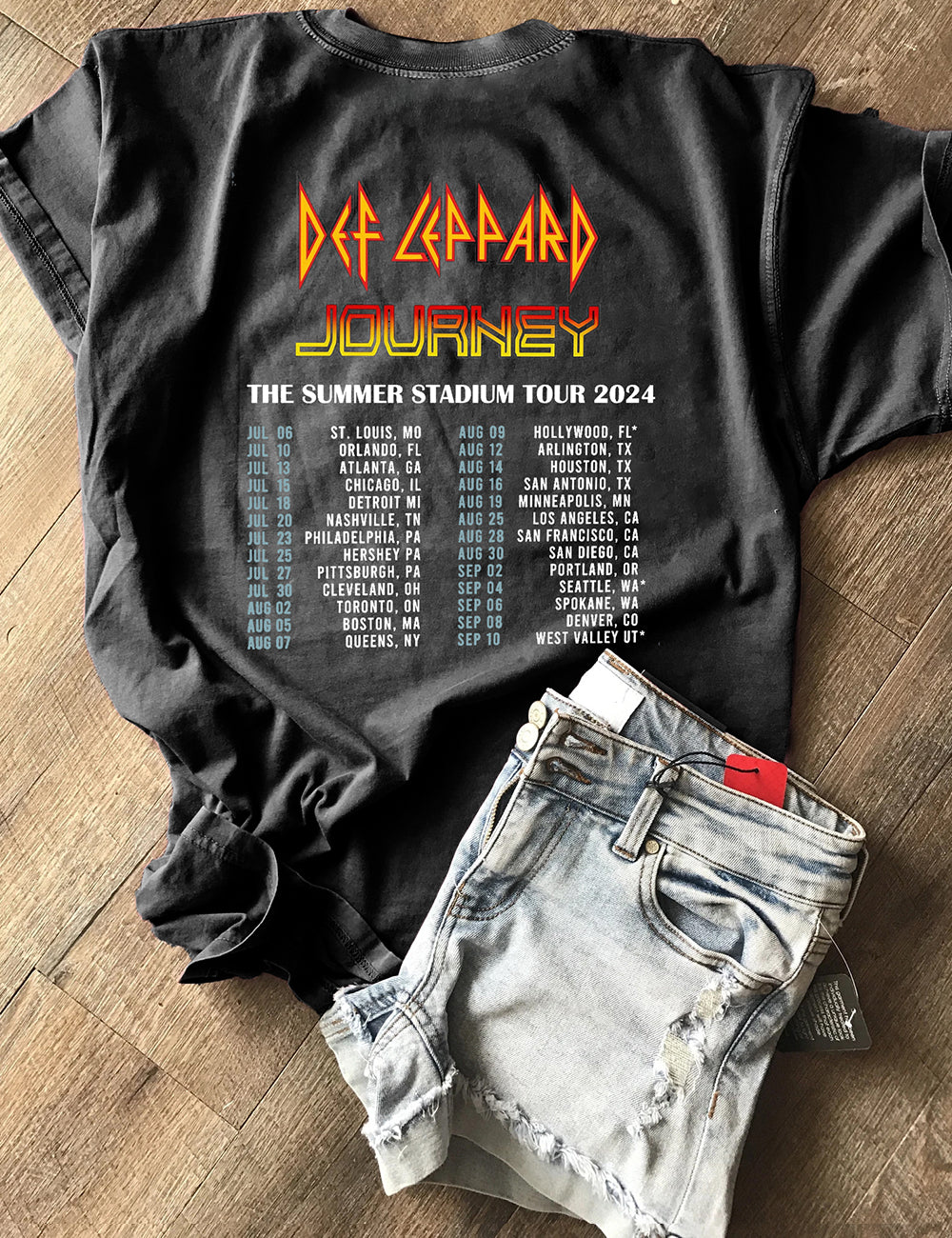 Def Leppard The Summer Stadium Tour Tee