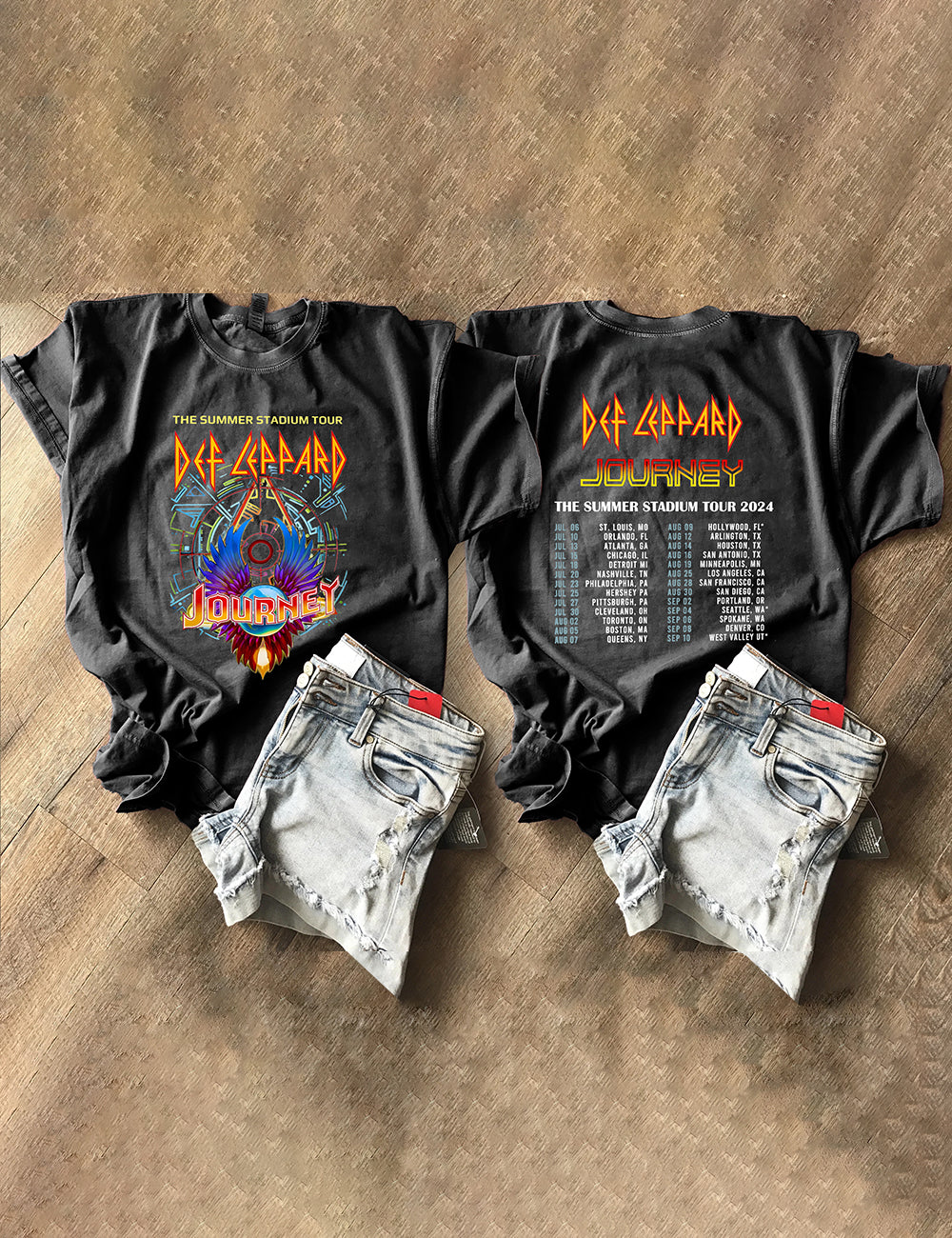 Def Leppard The Summer Stadium Tour Tee