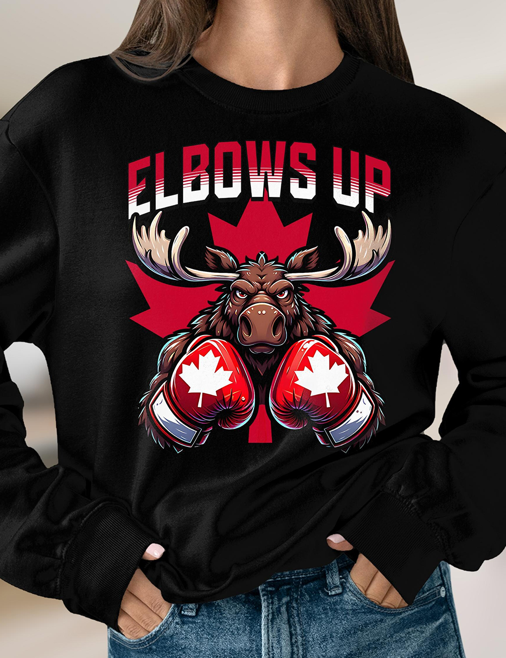 Canadian Elbows Up Canada Not for Sale Shirt