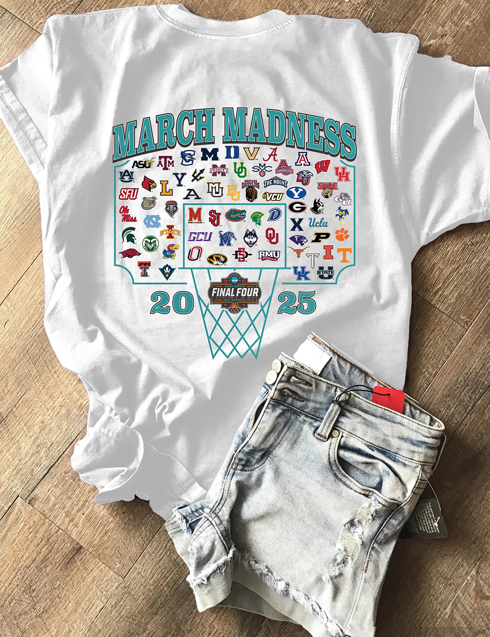 Men's 2025 NCAA Basketball Tournament March Madness T-Shirt