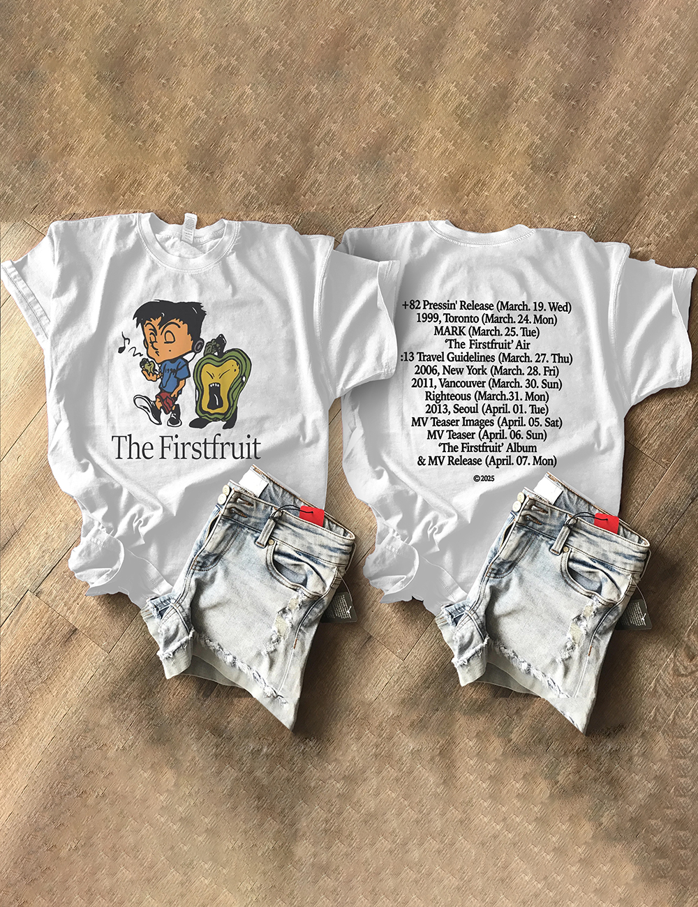 NCT 127 Mark Lee Solo Debut Album The Firstfruit Inspired T-Shirt