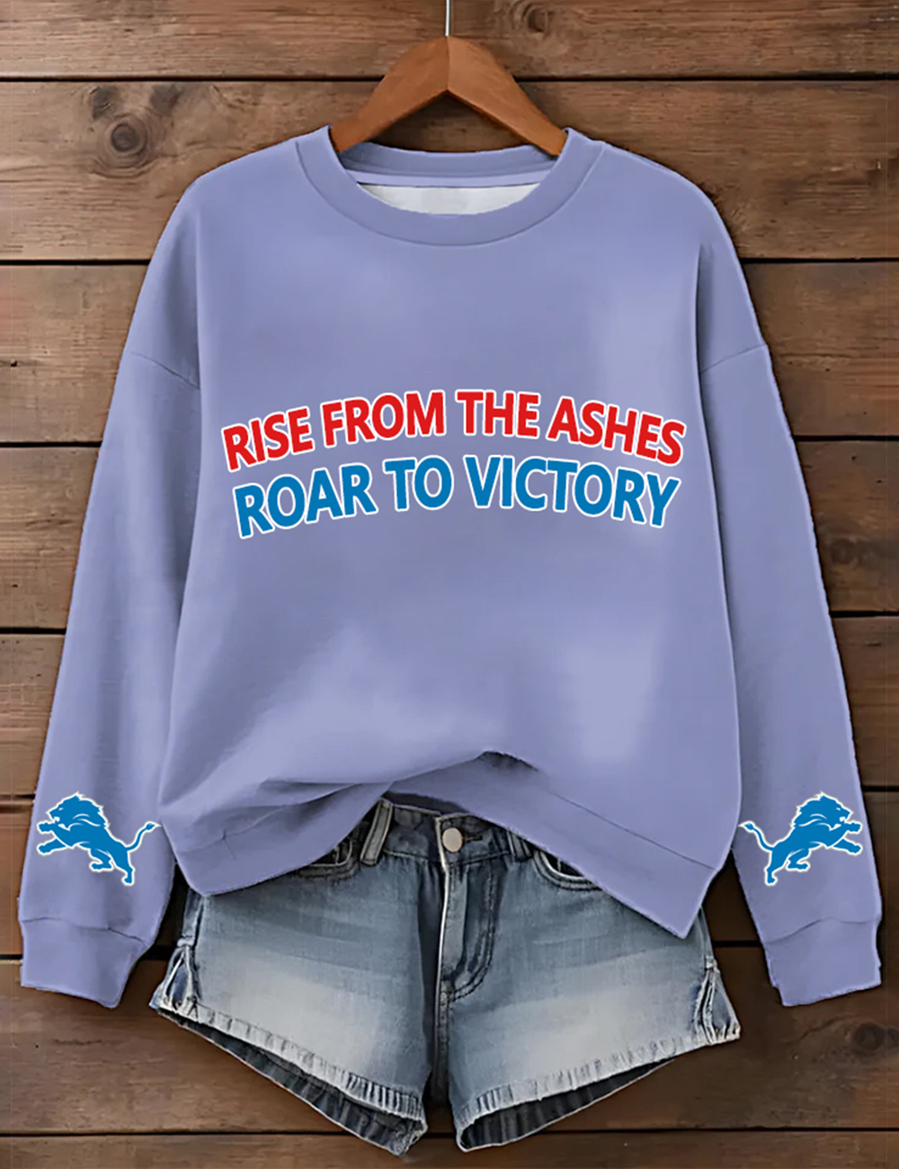 Printed long-sleeved casual top