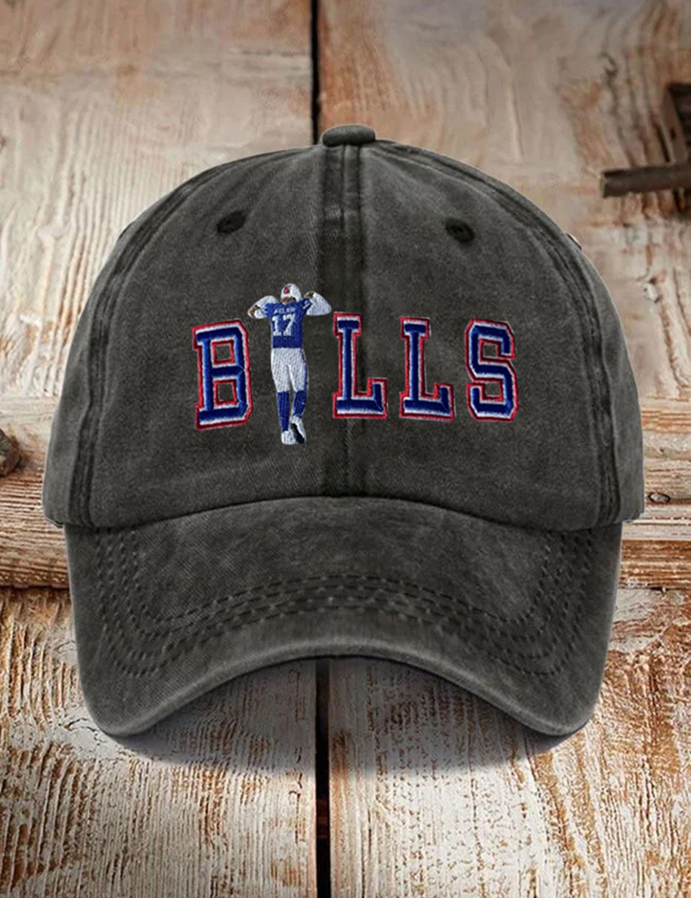 Buffalo Football 17 Embroidered Baseball Cap